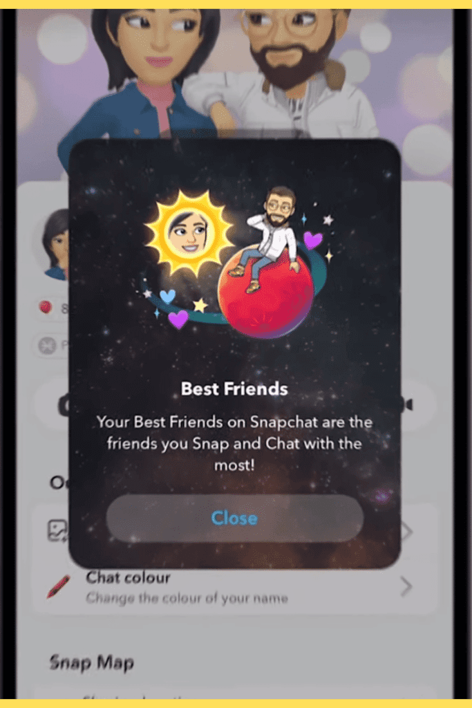 step2 How to cheak your planet status on snapchat planets solar system
