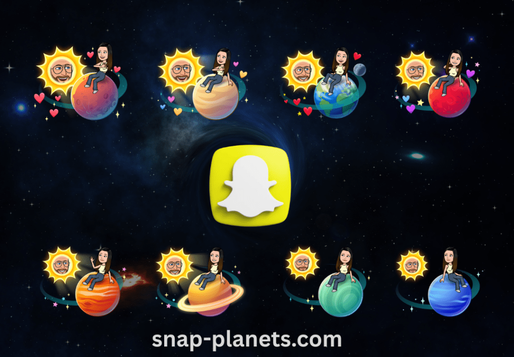 snapchat planets order
