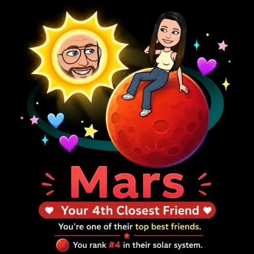 Mars Snapchat Planet