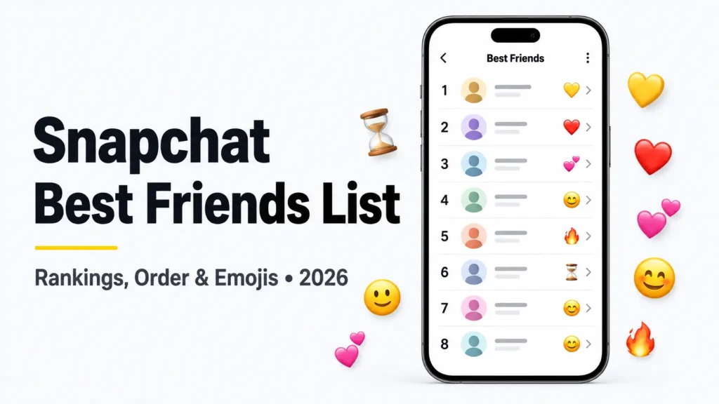 Snapchat Best Friends List