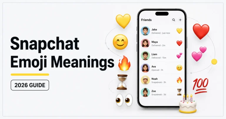 Snapchat Emoji Meanings