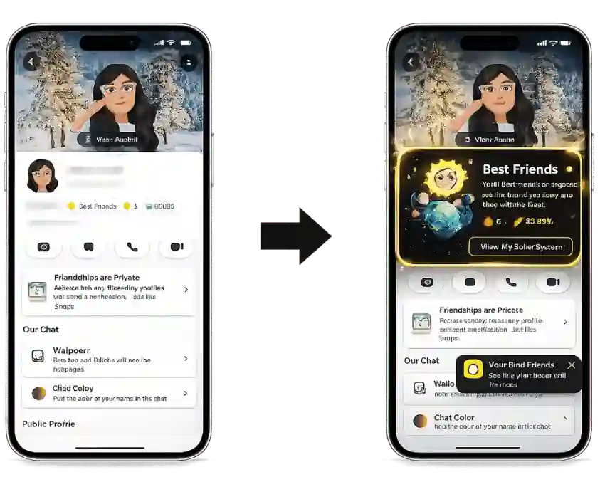 How to view Snapchat Planets from a Friendship Profile