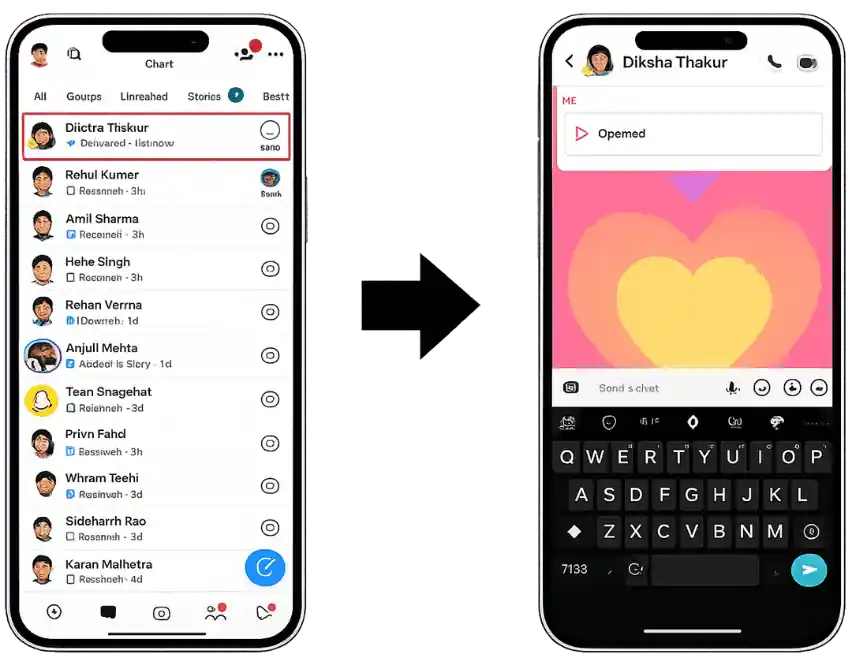 Snapchat Friend Solar System instructions